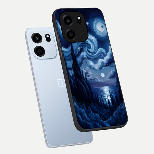  Celestial Dream Van Gogh phone case For OnePlus Nord CE 6 showing premium glass back cover with detailed artwork