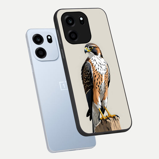  Clever Eagle phone case For OnePlus Nord CE 6 showing premium glass back cover with detailed artwork