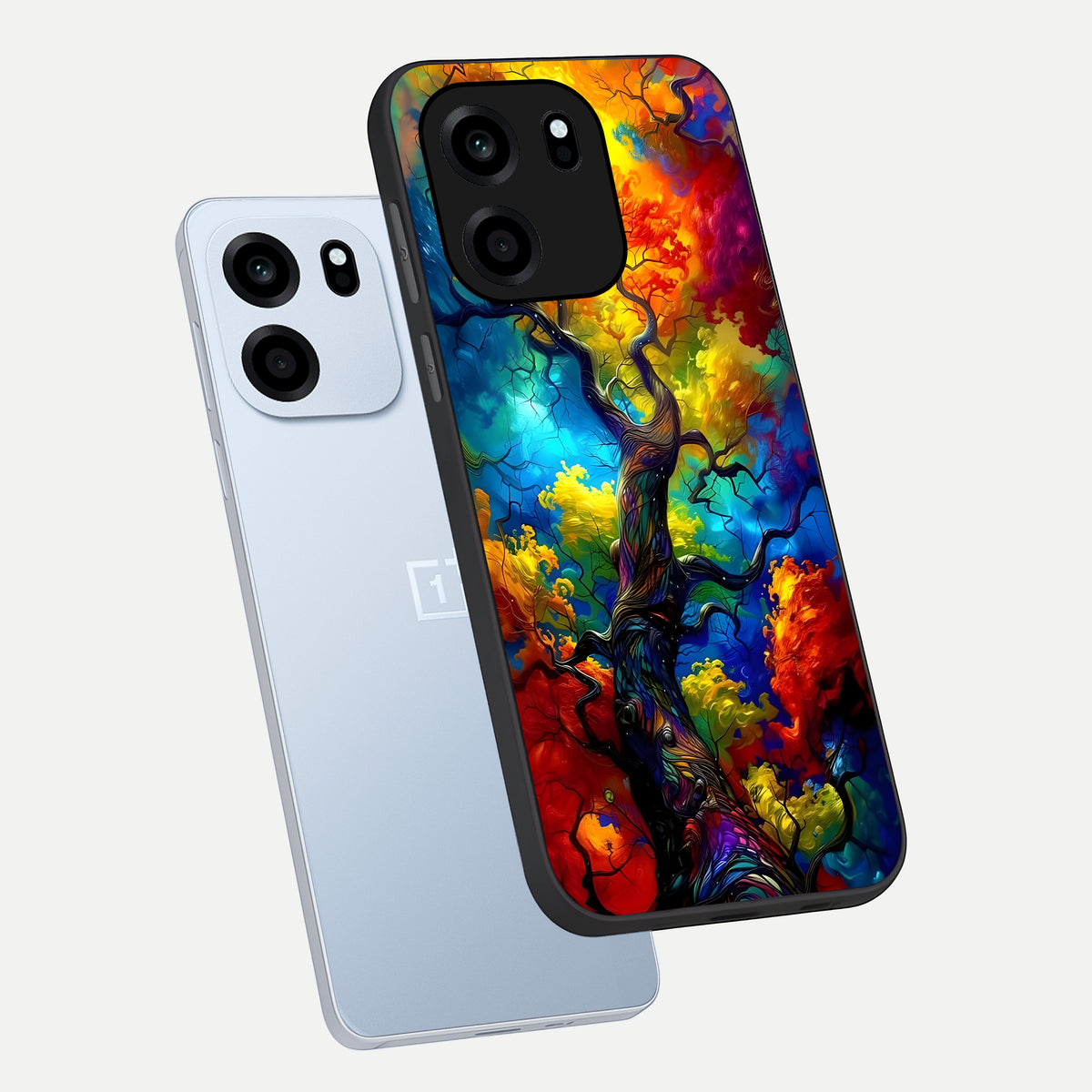  Colorful Soda Bottles phone case For OnePlus Nord CE 6 showing premium glass back cover with detailed artwork