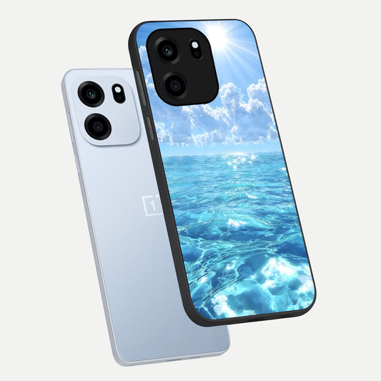  Endless Ocean Horizon phone case For OnePlus Nord CE 6 showing premium glass back cover with detailed artwork