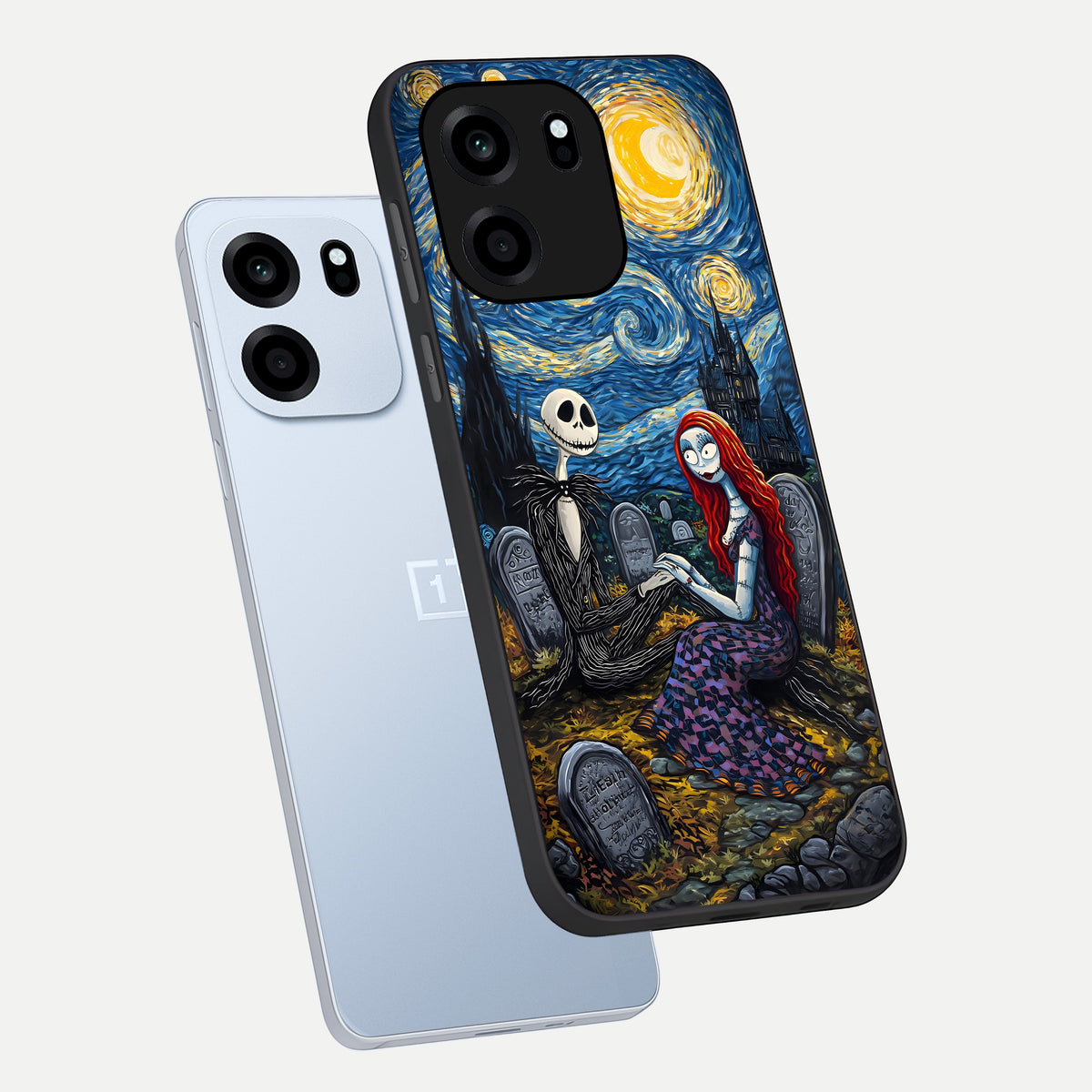 Eternal Night Love phone case For OnePlus Nord CE 6 showing premium glass back cover with detailed artwork