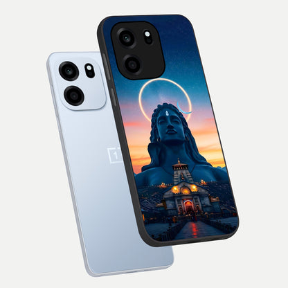  Eternal Shiva Aura phone case For OnePlus Nord CE 6 showing premium glass back cover with detailed artwork