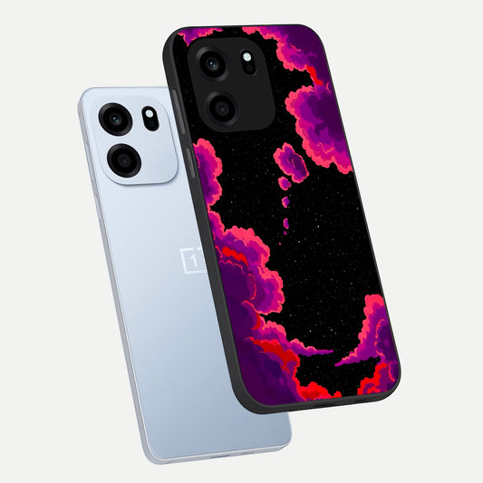  Galaxy Dream Frame phone case For OnePlus Nord CE 6 showing premium glass back cover with detailed artwork
