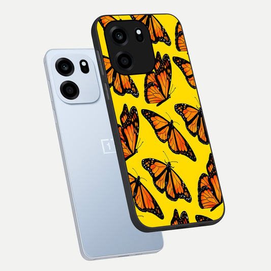  Golden Wing Flight phone case For OnePlus Nord CE 6 showing premium glass back cover with detailed artwork