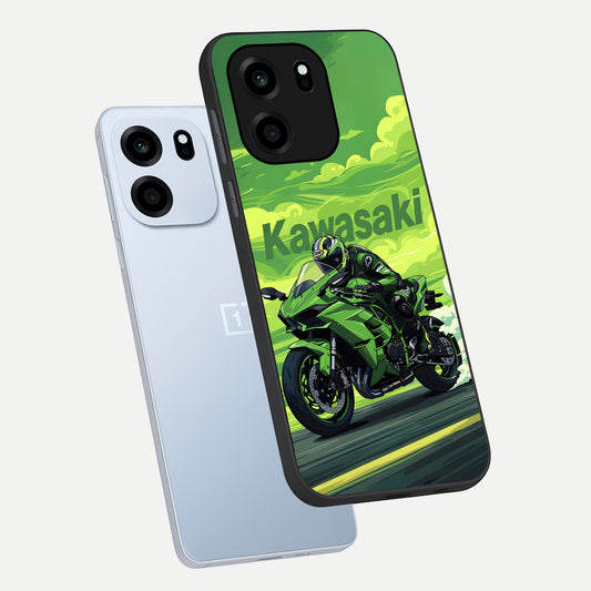  Greenery Sky phone case For OnePlus Nord CE 6 showing premium glass back cover with detailed artwork