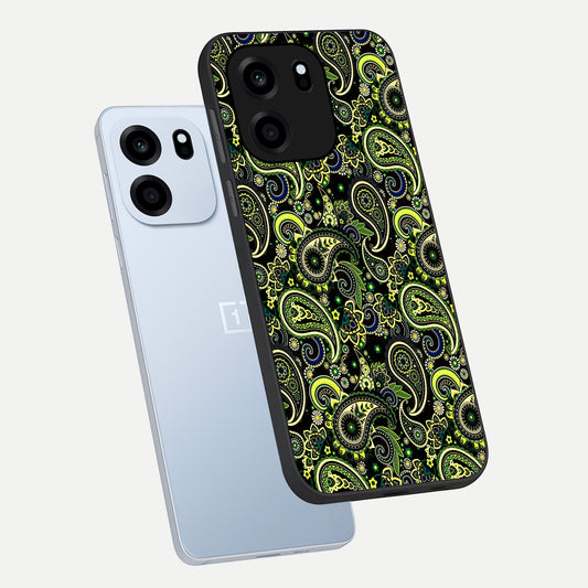  Green Lemon phone case For OnePlus Nord CE 6 showing premium glass back cover with detailed artwork