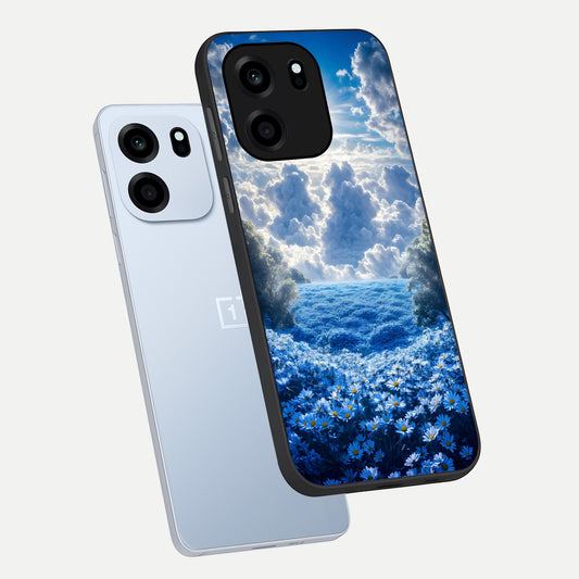  Heavenly Daisy Horizon phone case For OnePlus Nord CE 6 showing premium glass back cover with detailed artwork