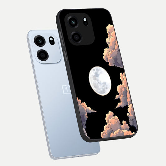  Shade Cloud Moon phone case For OnePlus Nord CE 6 showing premium glass back cover with detailed artwork