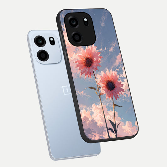  Sun Moon Balance phone case For OnePlus Nord CE 6 showing premium glass back cover with detailed artwork
