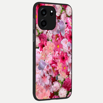 Bloom Crush Fantasy back cover For OnePlus Nord CE 6 slim fit glass case with vibrant aesthetic design