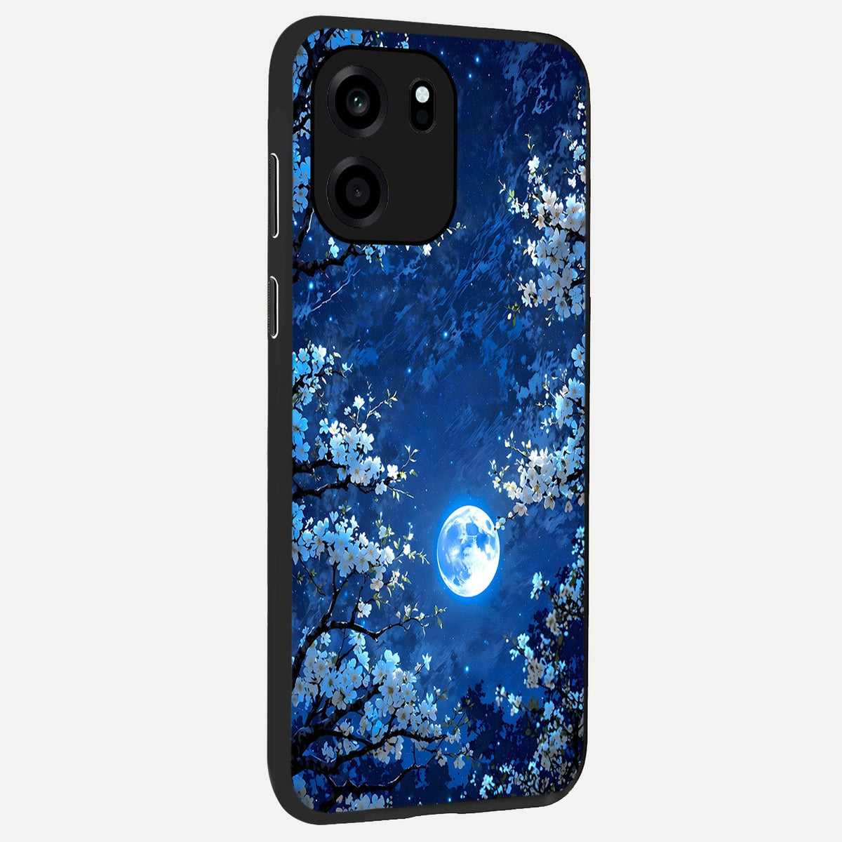  Blossom Moonlight Sky back cover For OnePlus Nord CE 6 slim fit glass case with vibrant aesthetic design