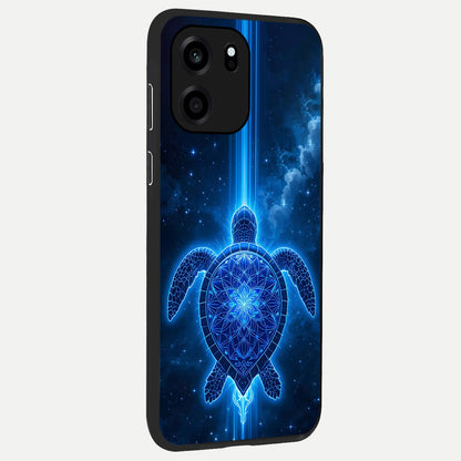  Blue Galaxy Turtle back cover For OnePlus Nord CE 6 slim fit glass case with vibrant aesthetic design