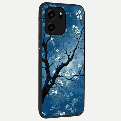  Blue Tree Serenity back cover For OnePlus Nord CE 6 slim fit glass case with vibrant aesthetic design