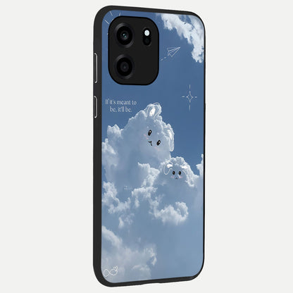 Cloud Bunny Dreams back cover For OnePlus Nord CE 6 slim fit glass case with vibrant aesthetic design