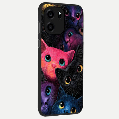 Cosmic Cats Dreams back cover For OnePlus Nord CE 6 slim fit glass case with vibrant aesthetic design