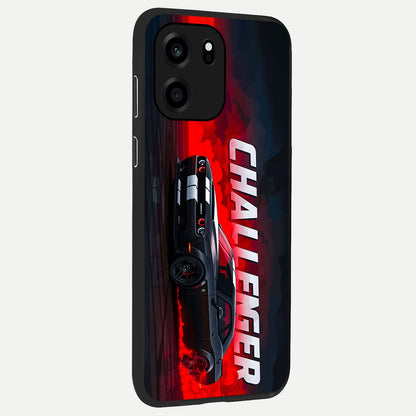  Crimson Challenger Fury back cover For OnePlus Nord CE 6 slim fit glass case with vibrant aesthetic design