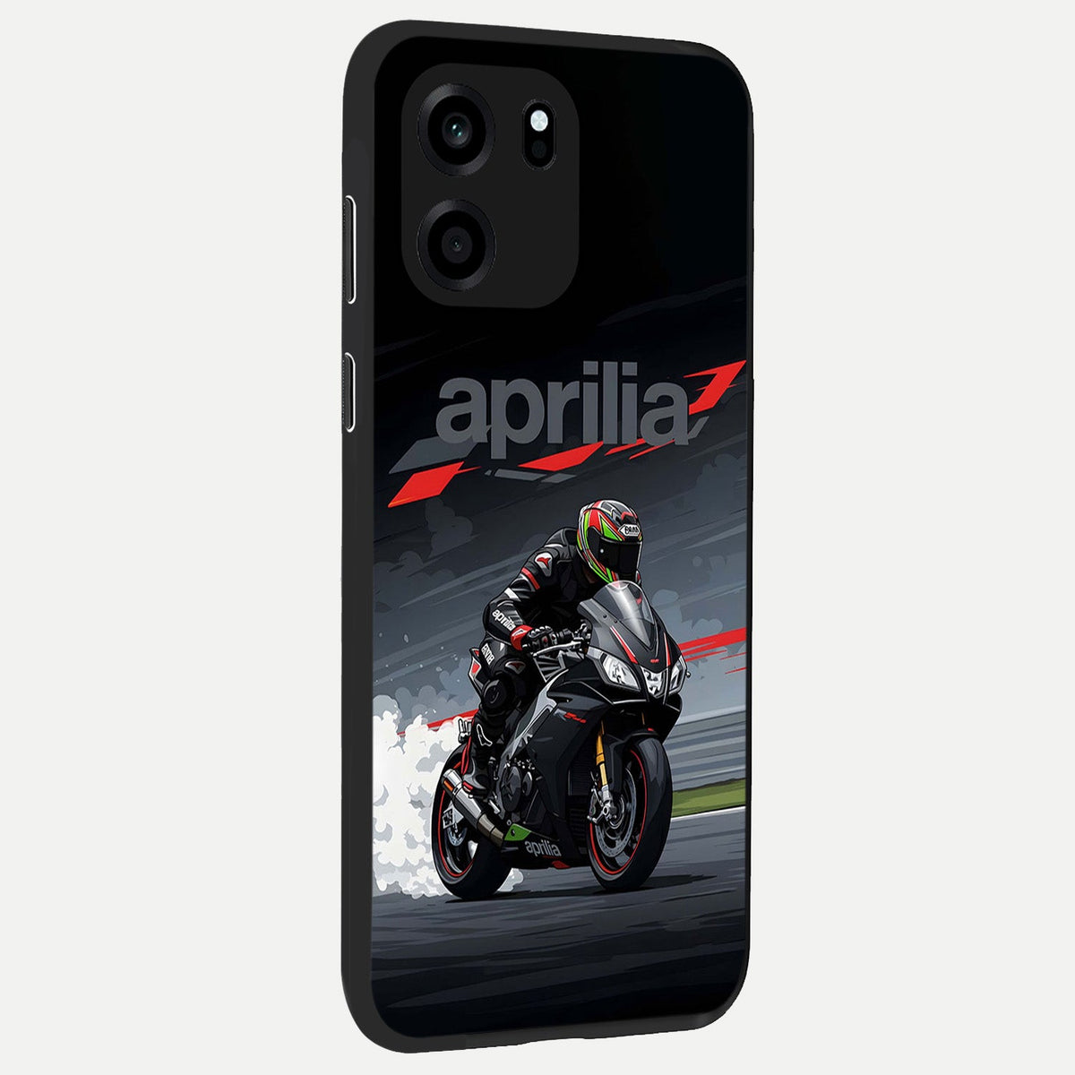  Dark Aprilla back cover For OnePlus Nord CE 6 slim fit glass case with vibrant aesthetic design