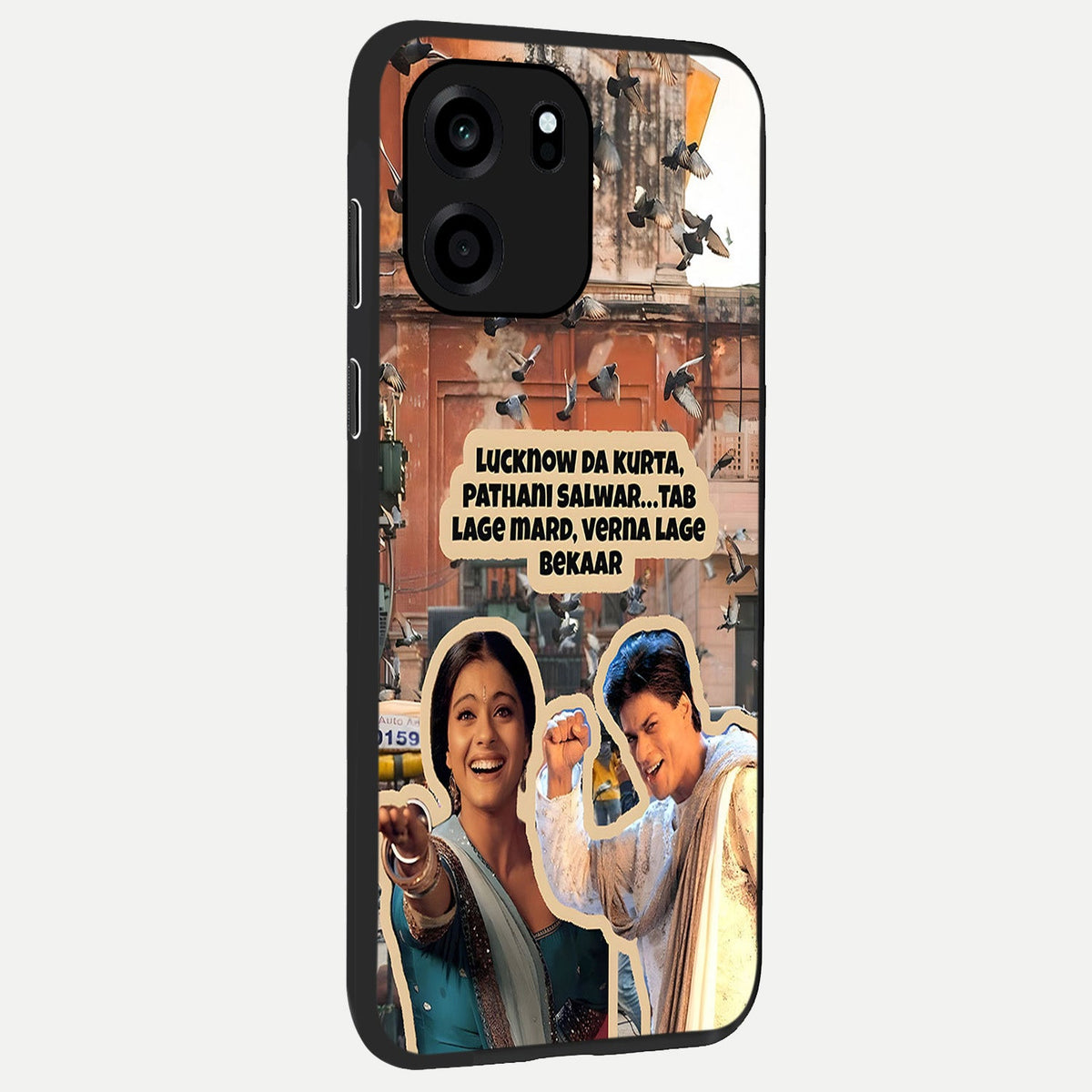  Desi Retro Vibes back cover For OnePlus Nord CE 6 slim fit glass case with vibrant aesthetic design