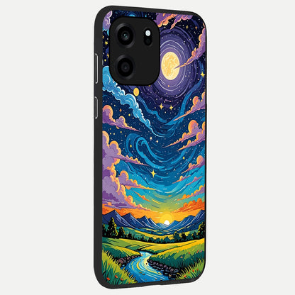  Dreamy Night Landscape back cover For OnePlus Nord CE 6 slim fit glass case with vibrant aesthetic design