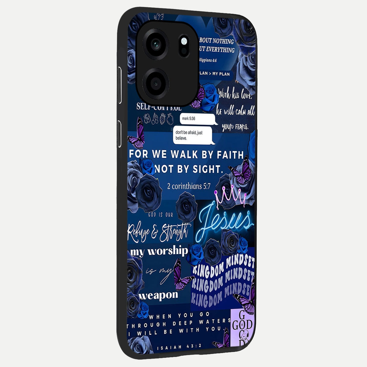  Kingdom Faith Glow back cover For OnePlus Nord CE 6 slim fit glass case with vibrant aesthetic design