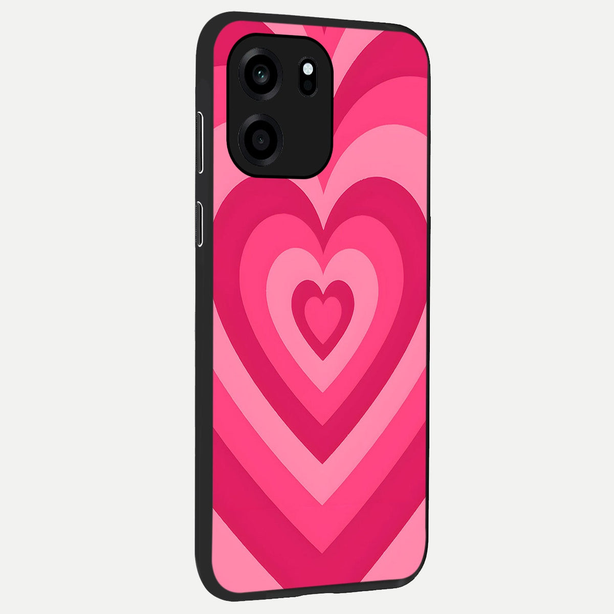  Layered Love Hearts back cover For OnePlus Nord CE 6 slim fit glass case with vibrant aesthetic design