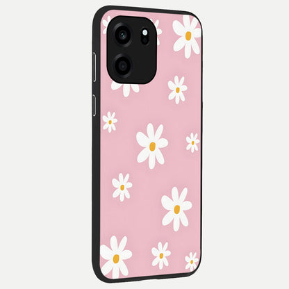  Soft Daisy Bliss back cover For OnePlus Nord CE 6 slim fit glass case with vibrant aesthetic design