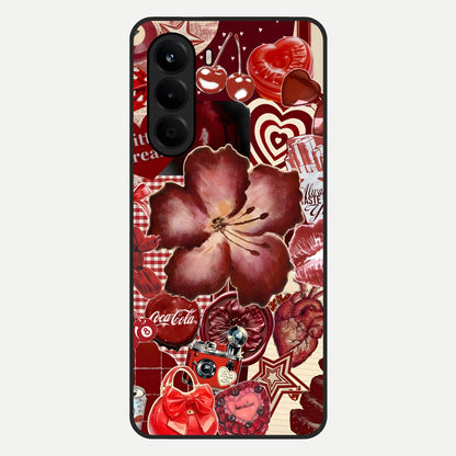  Aesthetic Little Freak Glass Case For OnePlus Nord CE 6 Lite back cover – full design glossy printed glass finish