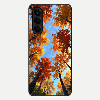  Autumn Sky Rise Glass Case For OnePlus Nord CE 6 Lite back cover – full design glossy printed glass finish
