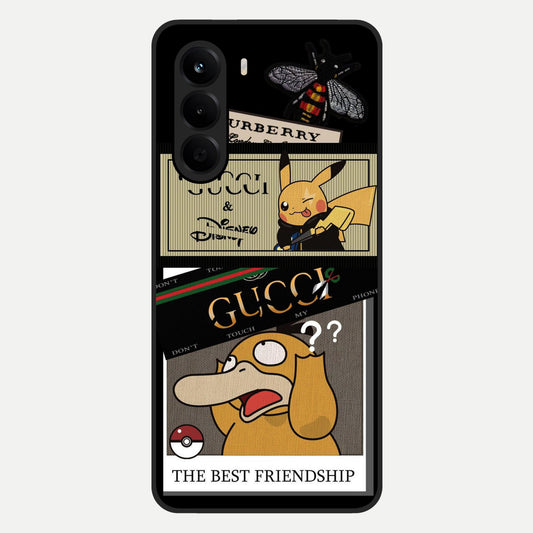  Cartoon Brand Play Mashup Glass Case For OnePlus Nord CE 6 Lite back cover – full design glossy printed glass finish
