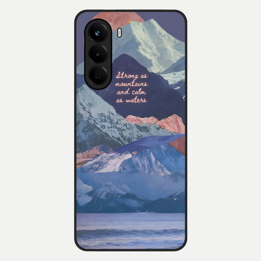  Celestial Mountain Calm Glass Case For OnePlus Nord CE 6 Lite back cover – full design glossy printed glass finish