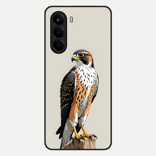  Clever Eagle Glass Case For OnePlus Nord CE 6 Lite back cover – full design glossy printed glass finish