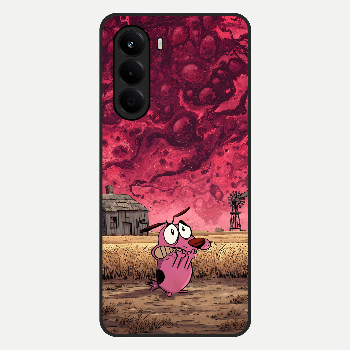  Courage Under Sky Glass Case For OnePlus Nord CE 6 Lite back cover – full design glossy printed glass finish