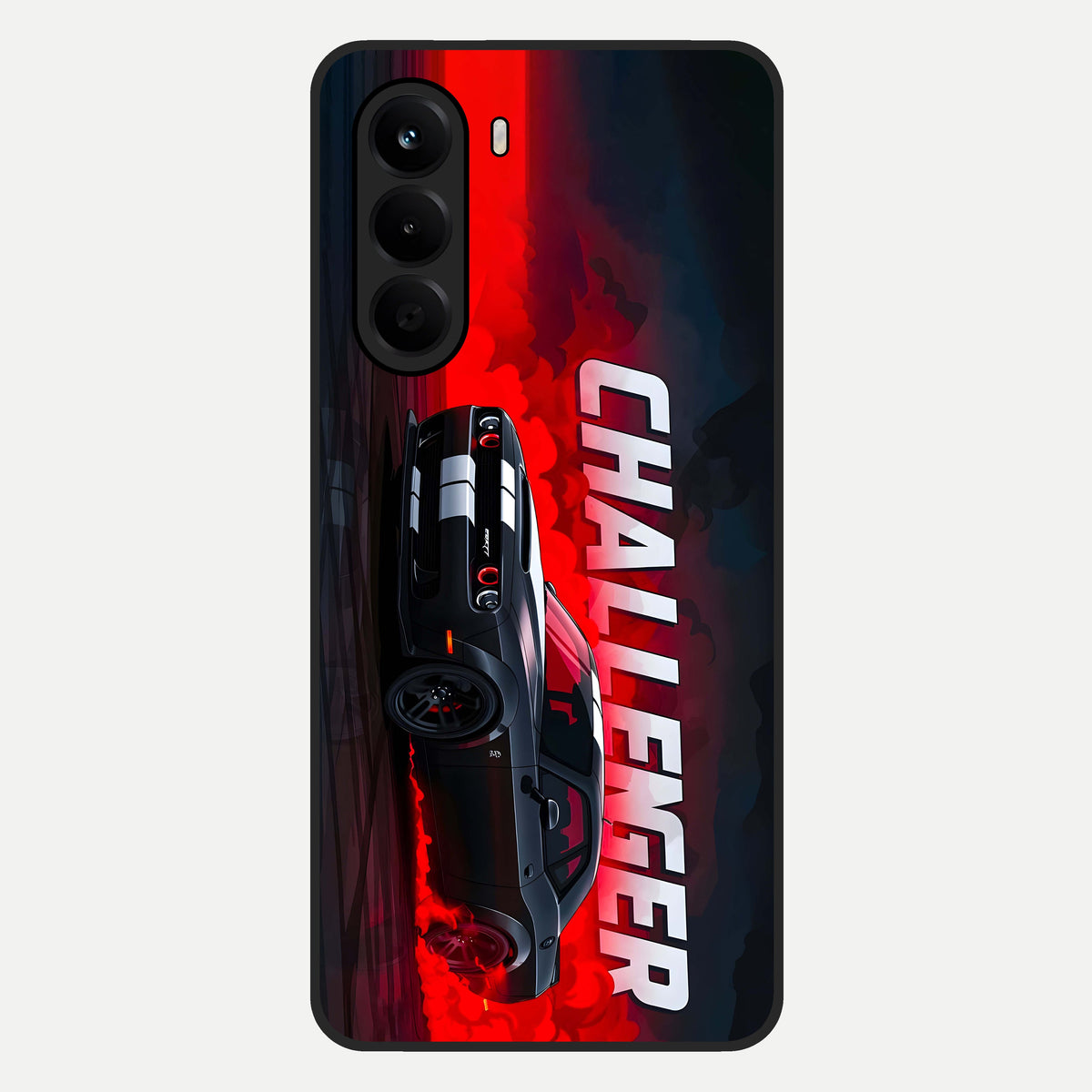  Crimson Challenger Fury Glass Case For OnePlus Nord CE 6 Lite back cover – full design glossy printed glass finish