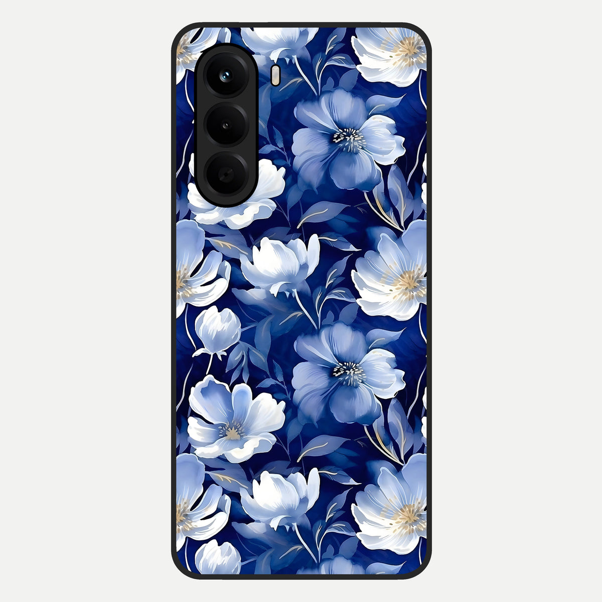  Cute Floral Patterns Glass Case For OnePlus Nord CE 6 Lite back cover – full design glossy printed glass finish