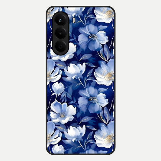  Cute Floral Patterns Glass Case For OnePlus Nord CE 6 Lite back cover – full design glossy printed glass finish