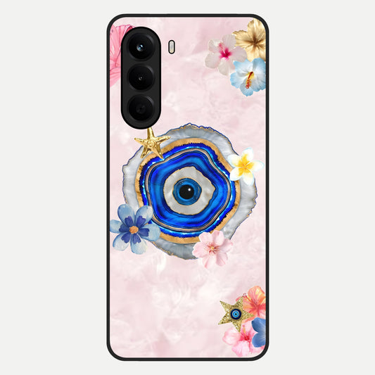  Divine Aura Bloom Glass Case For OnePlus Nord CE 6 Lite back cover – full design glossy printed glass finish