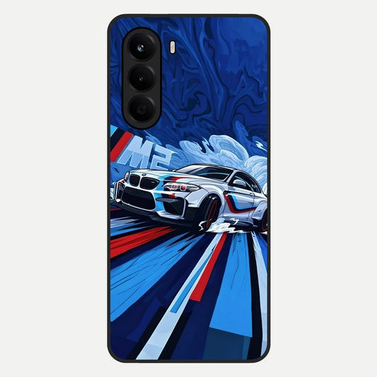  Drift Power Rush Glass Case For OnePlus Nord CE 6 Lite back cover – full design glossy printed glass finish