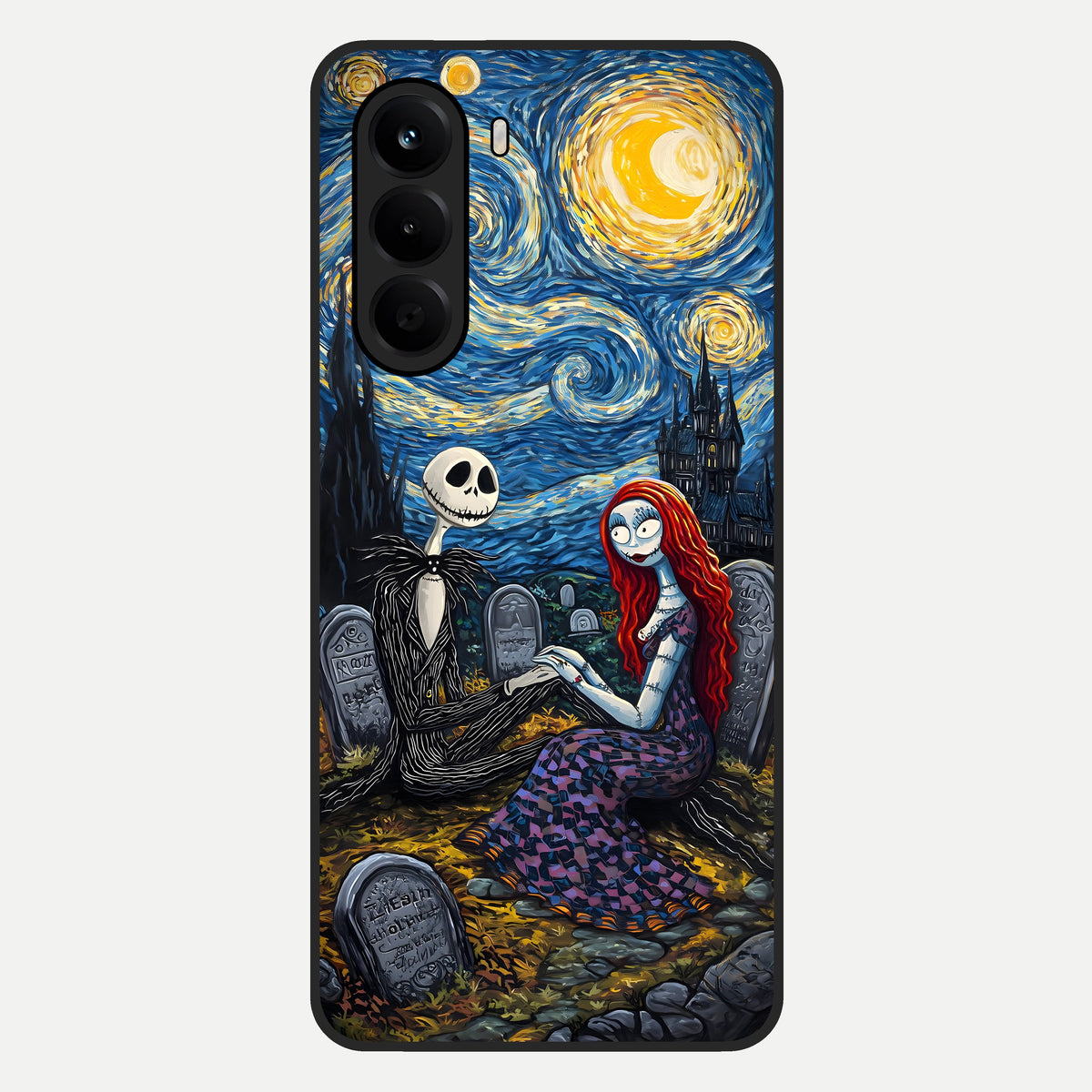  Eternal Night Love Glass Case For OnePlus Nord CE 6 Lite back cover – full design glossy printed glass finish