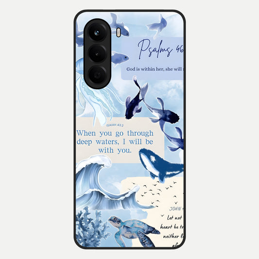  Faithful Ocean Promise Glass Case For OnePlus Nord CE 6 Lite back cover – full design glossy printed glass finish