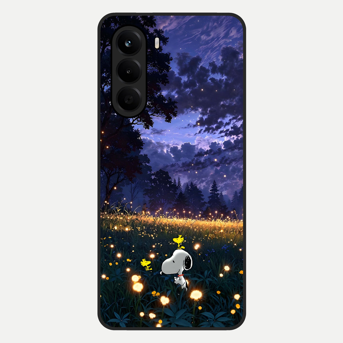  Firefly Meadow Magic Glass Case For OnePlus Nord CE 6 Lite back cover – full design glossy printed glass finish