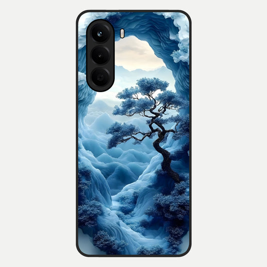  Frozen Serenity Gate Glass Case For OnePlus Nord CE 6 Lite back cover – full design glossy printed glass finish