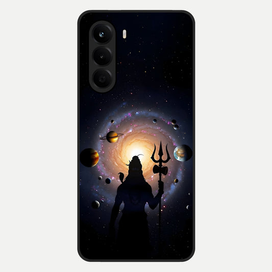 Galactic Shiva Vision Glass Case For OnePlus Nord CE 6 Lite back cover – full design glossy printed glass finish