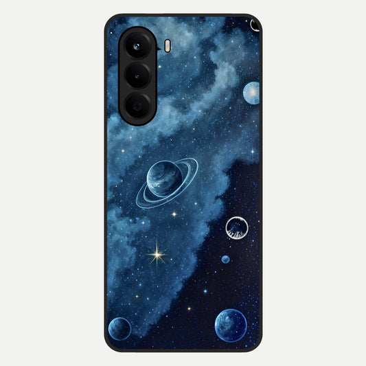  Galaxy Dream Space Glass Case For OnePlus Nord CE 6 Lite back cover – full design glossy printed glass finish