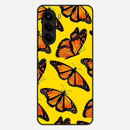  Golden Wing Flight Glass Case For OnePlus Nord CE 6 Lite back cover – full design glossy printed glass finish