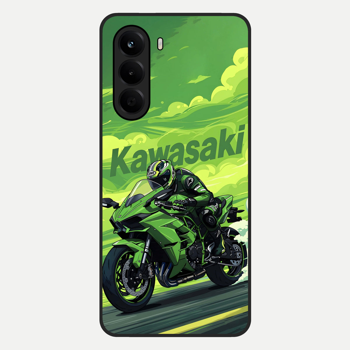  Greenery Sky Glass Case For OnePlus Nord CE 6 Lite back cover – full design glossy printed glass finish