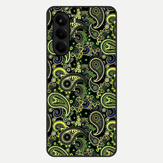  Green Lemon Glass Case For OnePlus Nord CE 6 Lite back cover – full design glossy printed glass finish