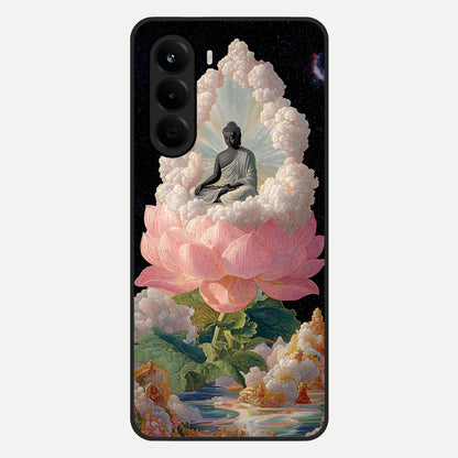  Lotus Divine Peace Glass Case For OnePlus Nord CE 6 Lite back cover – full design glossy printed glass finish