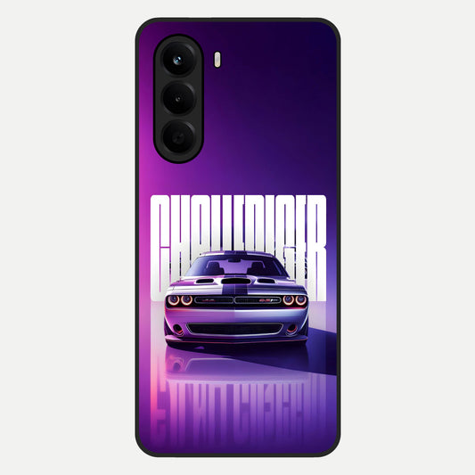  Midnight Muscle Ride Glass Case For OnePlus Nord CE 6 Lite back cover – full design glossy printed glass finish