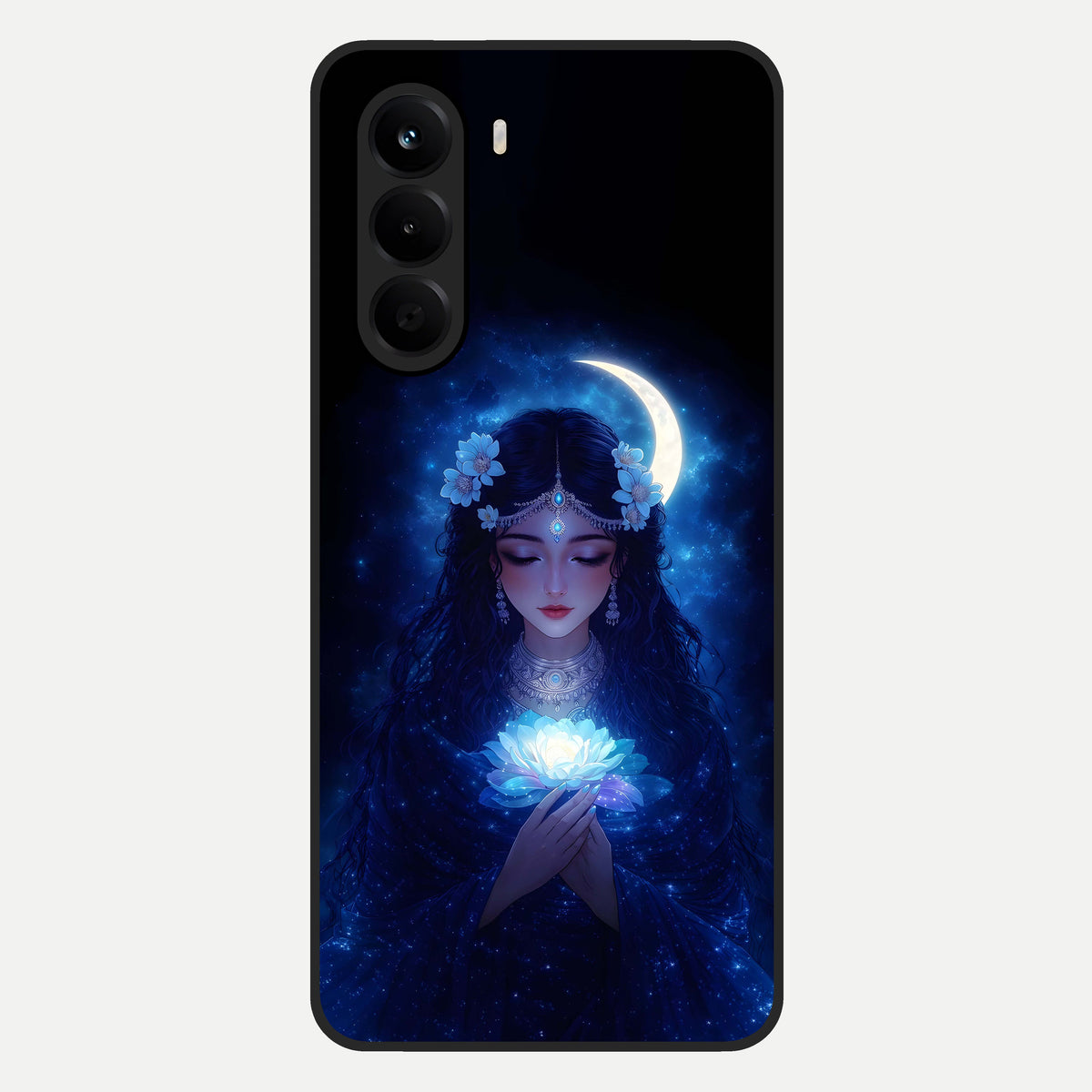 Mystic Moon Queen Glass Case For OnePlus Nord CE 6 Lite back cover – full design glossy printed glass finish