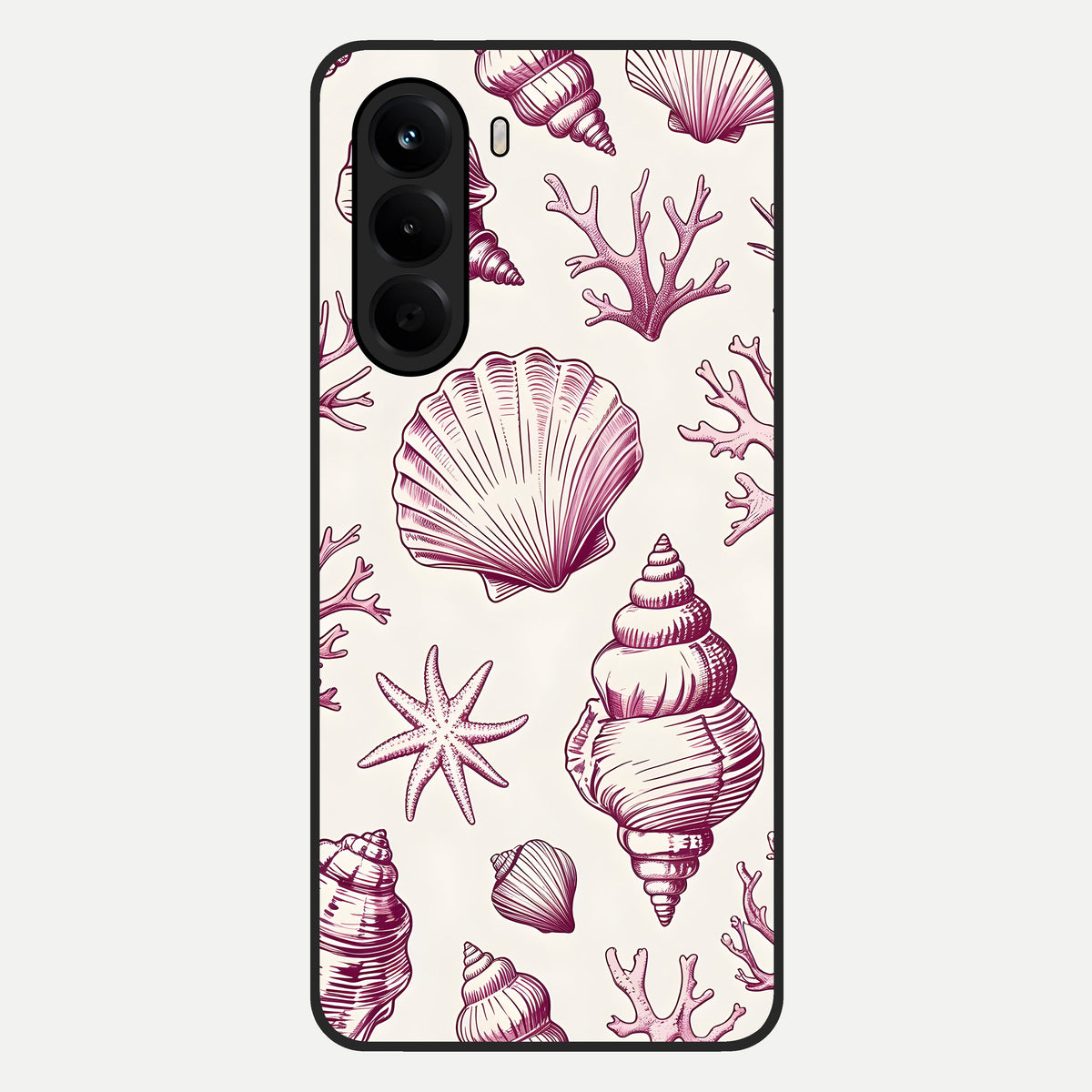  Pink Power Sparks Glass Case For OnePlus Nord CE 6 Lite back cover – full design glossy printed glass finish